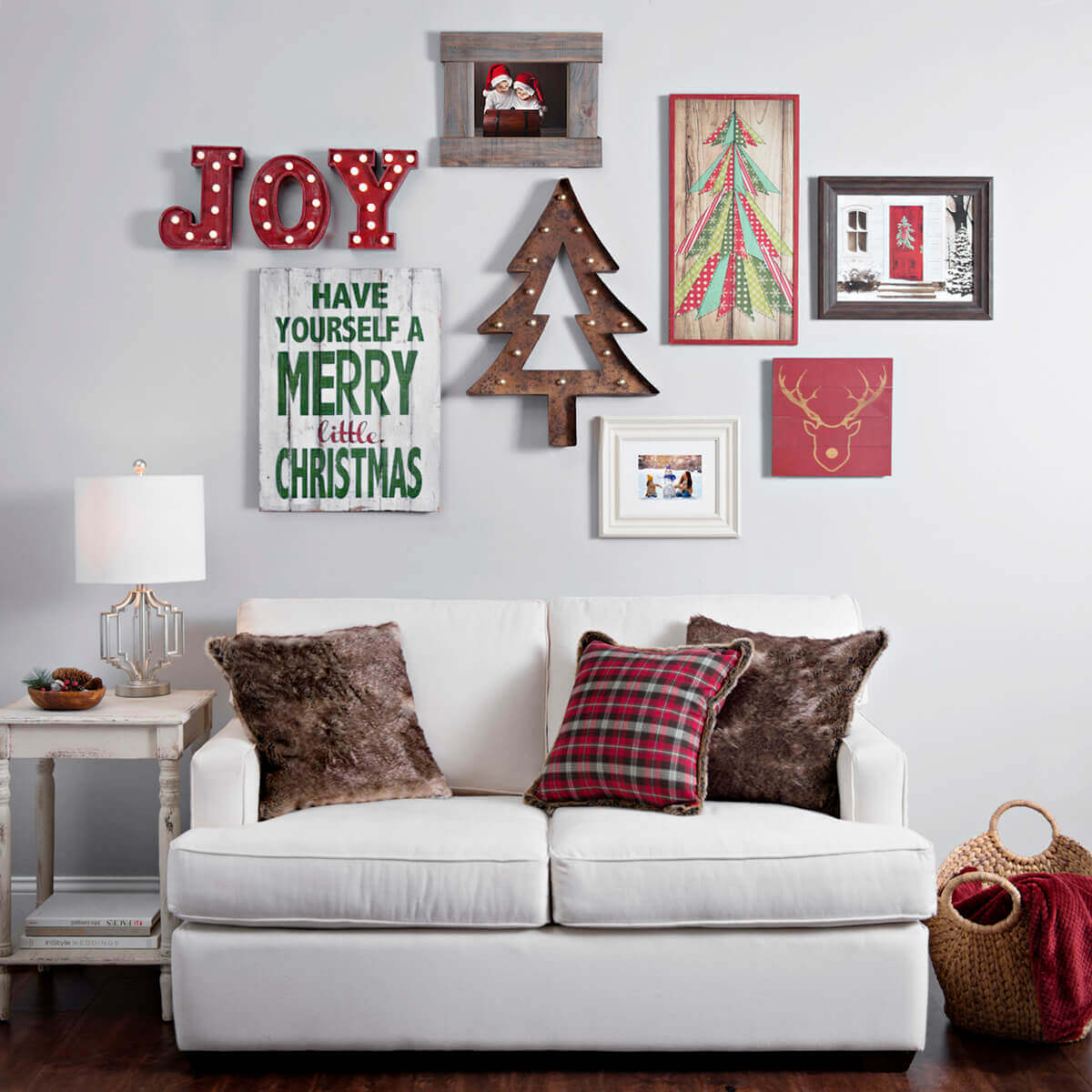 Magical Living Room Christmas Makeover 2024