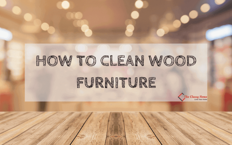 clean wood furniture banner