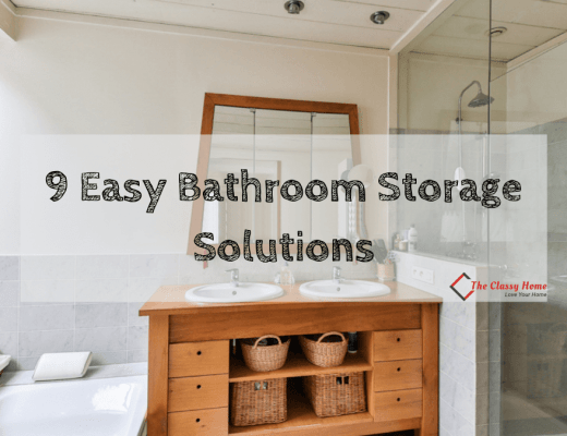 bathroom storage ideas banner