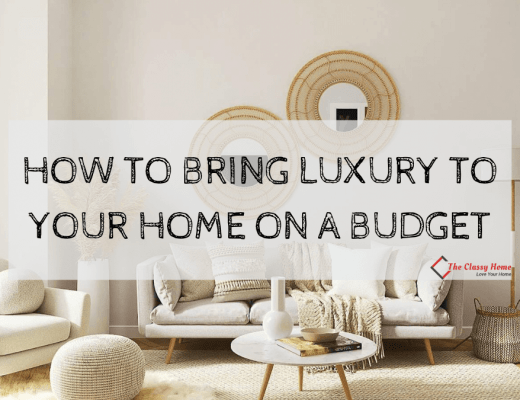 how to bring luxury to your home on a budget banner