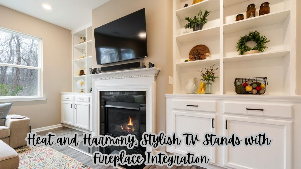 Heat and Harmony: Stylish TV Stands with Fireplace Integration
